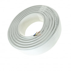 Rola cablu electric MYYM, 3 x 1.5 mmp, din cupru, 100m, CEMYYM-3-1.5MM-WH, 3C, 300 500V, alb