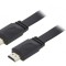 Cablu HDMI 2.0 Plat 1m Negru