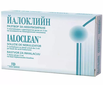 Ialoclean Solutie Nebulizator 5 fiole x 2 mililitri NaturPharma foto