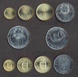 PORTUGALIA █ SET MONEDE █ 1+5+10+20+50 Escudos █ 1995-2001 █ UNC