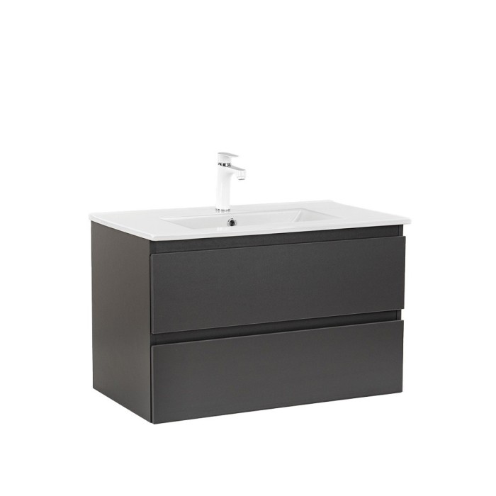 Dulap inferior Vario Forte 80 cu lavoar antracit-antracit