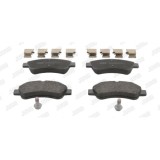 Set placute frana Jurid 573030J, parte montare : punte fata