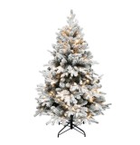 Brad artificial KMF8LED180 cu LED-uri, 250 LED-uri alb cald