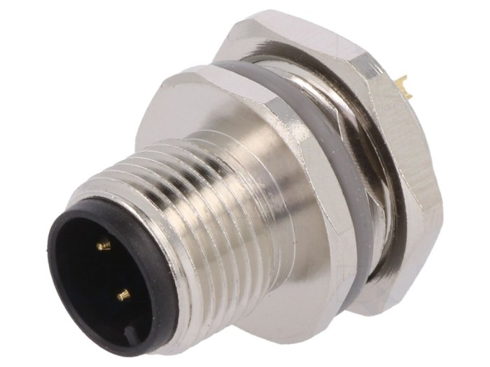 Conector M12 tată IP67, 3 pini