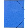 Mapă Carton, Office Style, Dimensiune 25.5x34.5 cm, Elastic, Albastră, Oem
