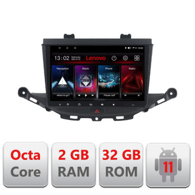 Navigatie dedicata Opel Astra K D-ASTRAK Lenovo Octa Core cu Android Radio Bluetooth Internet GPS WIFI DSP 2+32 GB 4G KIT-ASTRA CarStore Technology foto