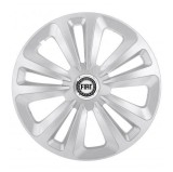 Cumpara ieftin Set 4 capace roti pentru Fiat, model Terra Gray, R15