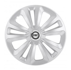 Set 4 capace roti pentru Fiat, model Terra Gray, R15