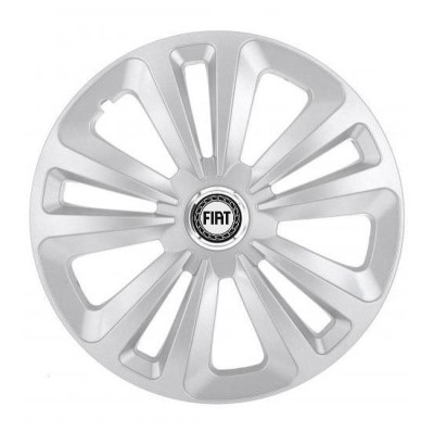 Set 4 capace roti pentru Fiat, model Terra Gray, R15 foto
