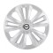 Set 4 capace roti pentru Fiat, model Terra Gray, R15