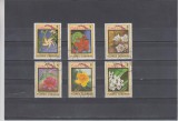 A12 S5 6 - Timbre foarte vechi - Cuba - flori exotice