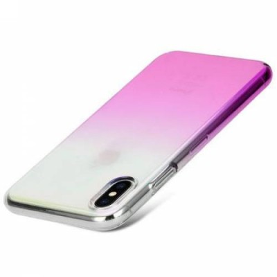 Husa protectie pentru iPhone XS MAX Pink Gradient Color Changer Hard Case foto