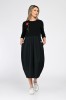Rochie Dama, Eranthe, Baloon, tip Lalea, cu Pictura Realizata Manual V366 - M