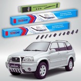 Cumpara ieftin Ștergătoare Suzuki Grand Vitara I XL-7 HT 1998-2005 | Set Față și Spate Flat Premium &ndash; TeamCar&reg;