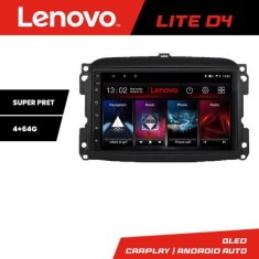 Navigatie Fiat 500 2015-2021 Lenovo Kit-500new 4+64 GB Android Waze USB Navigatie Internet Youtube Radio CarStore Technology