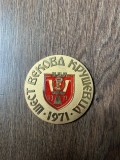 Plachetă comemorativă vintage din fosta Iugoslavie