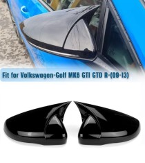 Set 2 Capace pentru Oglinzi, Tip Batman Compatibile Volkswagen VW GOLF 6 2009-2013