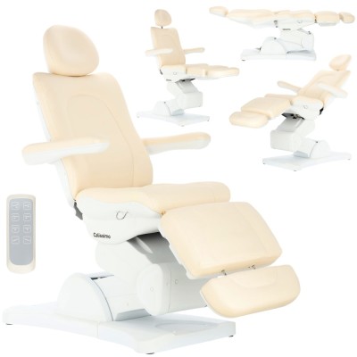 Scaun cosmetic electric pentru salonul de cosmetică pedicure reglare 5 cilindrilor Caleb foto