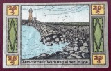 Germania notgeld 20 pfennig 1921 Langeness Nordmarsch **