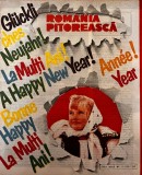 Almanah Romania Pitoreasca nr 12 decembrie 1990 carti romana 24 x 30 cm brosate stare buna editia 1990
