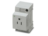Conector Alimentare AC PHOENIX CONTACT 15A 3 pini Soclu Mamă Șină DIN 0804155