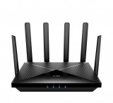 Router Wireless AX1800 Dual Band Wi-Fi 6, 4G Dual SIM, 6 antene externe, Gigabit, LT18 Cudy