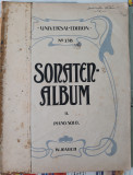 SONATEN ALBUM. II. PIANO SOLO - PARTITURI ANTEBELICE