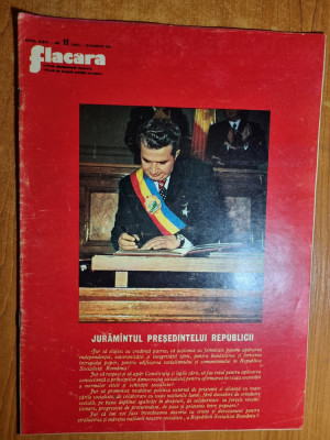 revista flacara 22 martie 1975-articol despre loc.adamclisi si orasul calarasi foto
