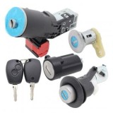 Set butuci usa si contact pornire Topautochei&amp;#174; compatibil Dacia Logan, Duster, Renault, cod OE 806015249R, 2 chei