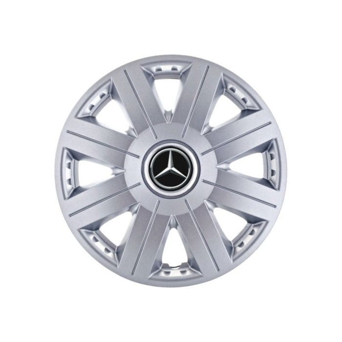 Set 4 capace roti Cosmos cromat R15, pentru gama auto Mercedes