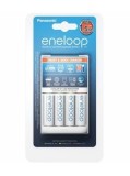 Panasonic Eneloop Incarcator Smart &amp; Quick include 4x AA R6 1900mA K-KJ55MCC40E