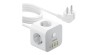 Baseus PowerCombo 7 &icirc;n 1 Cub Prelungitor, 3 AC + 3 x USB-A + 1 x USB-C 20W 1.5 m - alb