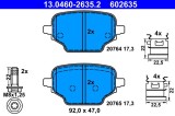 ATE 13.0460-2635.2 set placute frana disc