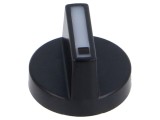 Buton rotativ alb &Oslash;18mm plastic EAO 52-928.9 corp negru