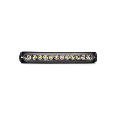 Lampa 12 LED profesionala stroboscopica lumina portocalie 12LED 12V-24V foto