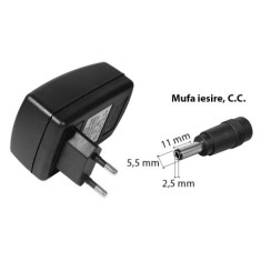Sursa 5.0V 5A 2.5x5.5mm