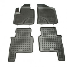 Set covorase auto din cauciuc Hyundai SANTA FE (CM), 04.2006-08.2012, presuri tip tavita marca Rezaw Plast 201606; 4 buc.