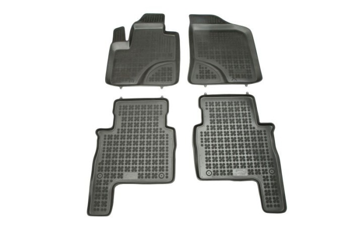 Set covorase auto din cauciuc Hyundai SANTA FE (CM), 04.2006-08.2012, presuri tip tavita marca Rezaw Plast 201606; 4 buc.
