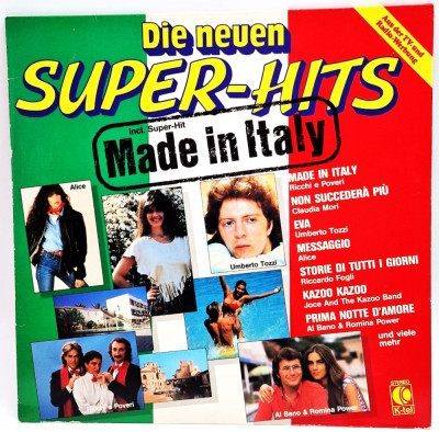 Various &amp;lrm;&amp;ndash; Die Neuen Super-Hits - Made In Italy 1982 NM / NM K-tel Germania foto