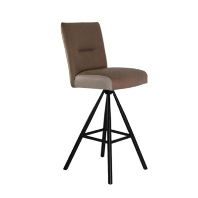 Scaun bar de bucatarie din piele de bivol ✔ Model INDU foto