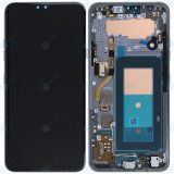 LG V40 ThinQ (LMV405 V405EBW) Unitate de afișare complet nouă, gri platină ACQ90531223 ACQ91415101