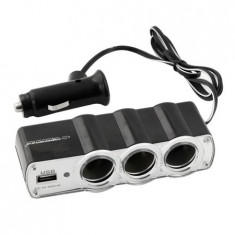 SPLITTER BRICHETA AUTO X3 PORT USB ESPERANZA