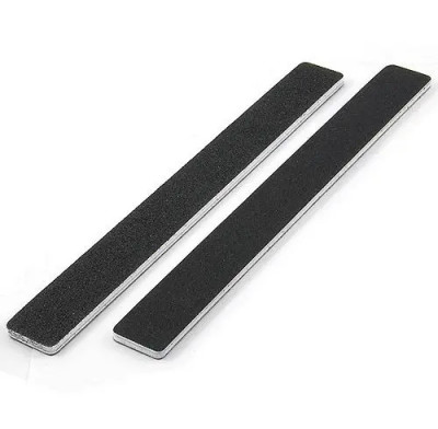Inginails Pilă unghii neagră, sablare - subțire, rectangulară 100/180 foto