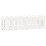 Cumpara ieftin Pat inaltat gradina design gard alb 100x30x30cm lemn pin tratat