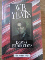 ESSAYS &amp;amp; INTRODUCTIONS-W.B. YEATS foto