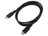 Cablu USB C 1m cu 2 mufei, 480Mbps, Fire PVC