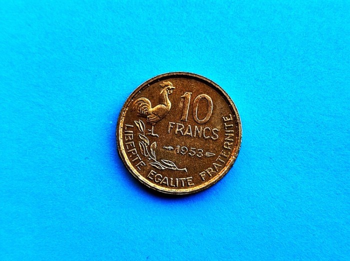 10 Francs 1953 Franta-AUNC-