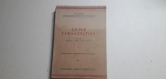 G.P.Pamfil - Chimie farmaceutica Vol.1 - Bucuresti 1937 - 528 paginii- foto