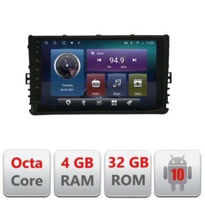 Navigatie Toyota Corolla 2017-2018 C-AURIS-2017 Octa Core cu Android Radio Bluetooth Internet GPS WIFI 4+32GB CarStore Technology