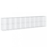 Cumpara ieftin Cos gabion cu capac, 900x100x200 cm, fier galvanizat